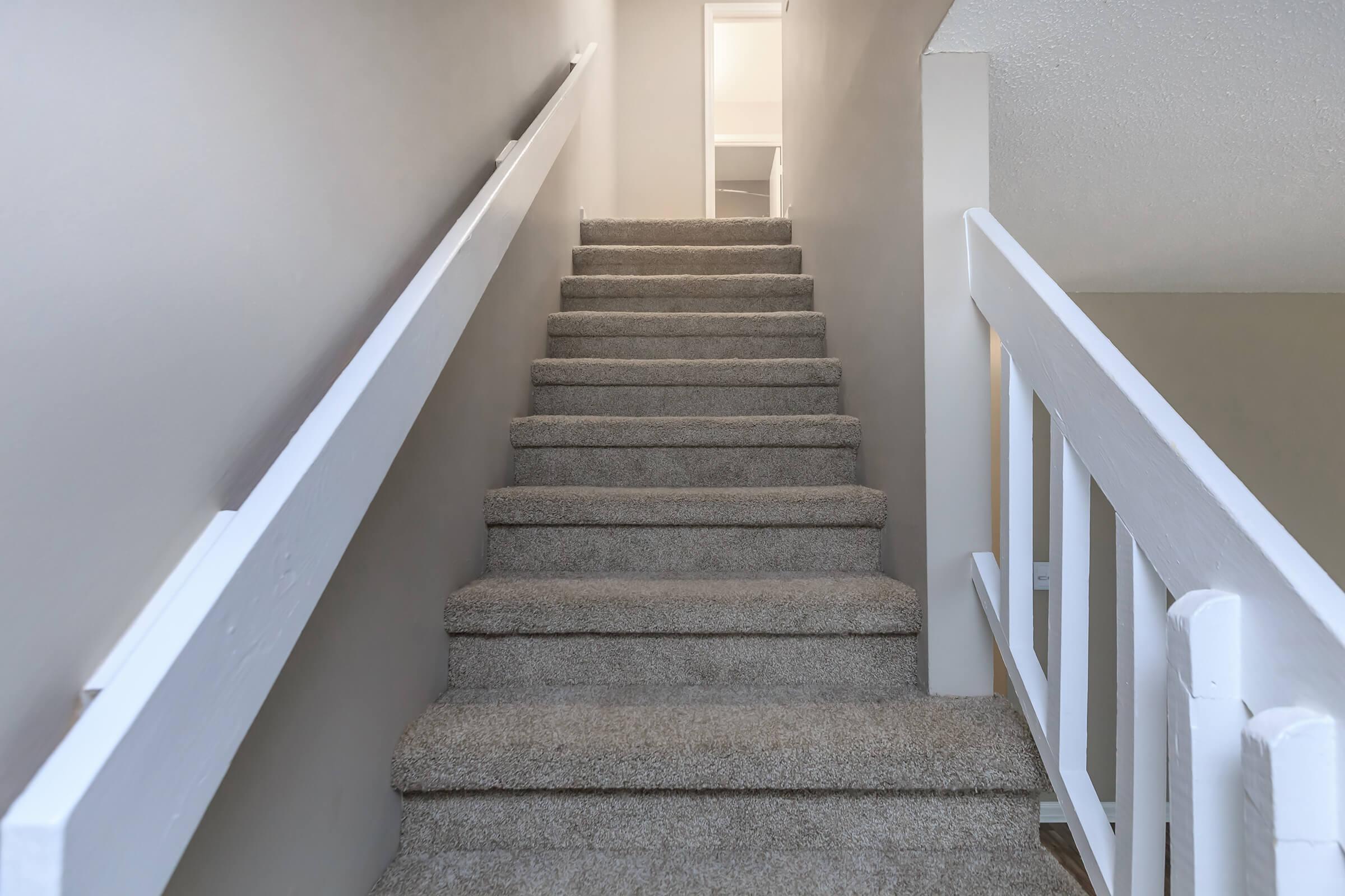 Plush Carpeted Stairs in Chatanooga, Tennessee