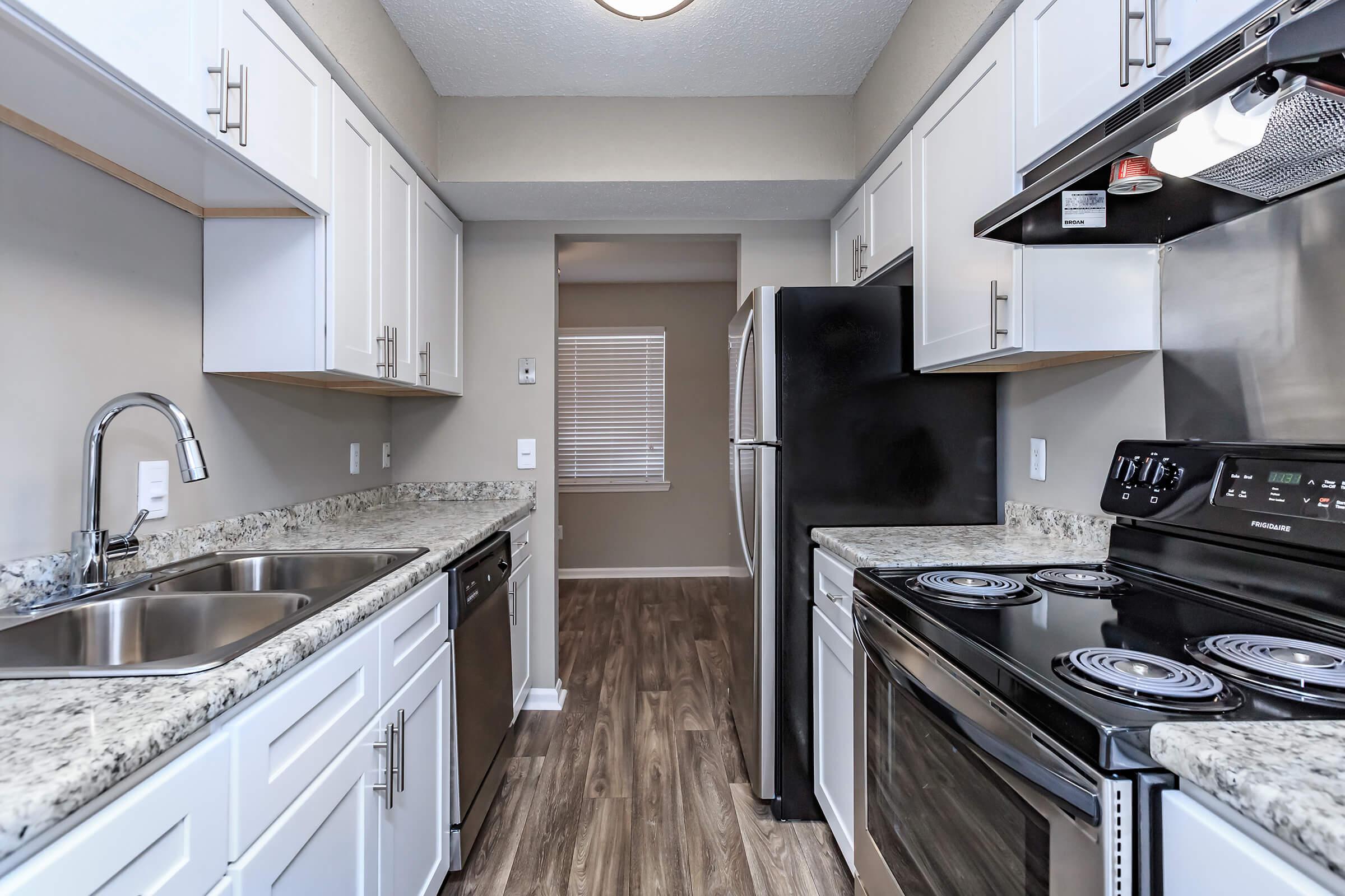 Well-Equipped Kitchen Here at The Magnolia at Laurel Ridge Apartments in Chattanooga, Tennessee