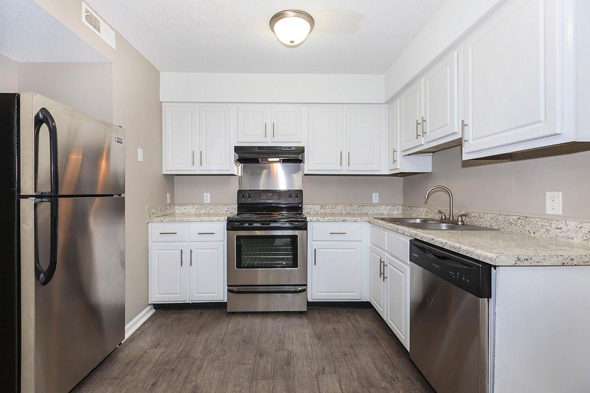 STAINLESS STEEL APPLIANCES IN KITCHENS AT LAUREL RIDGE APARTMENTS