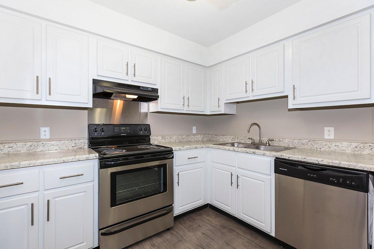 Modern Kitchen at The Willow at Laurel Ridge Apartments in Chattanooga