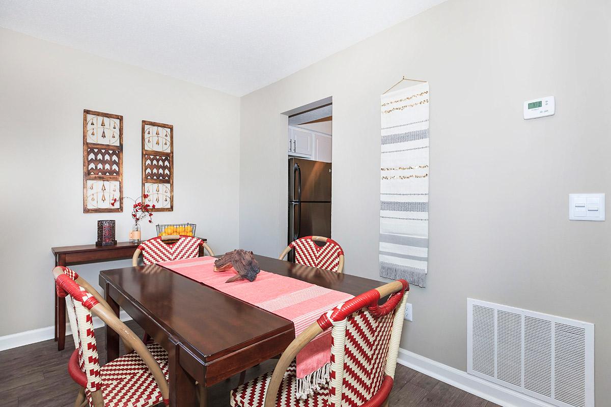 a dining room table