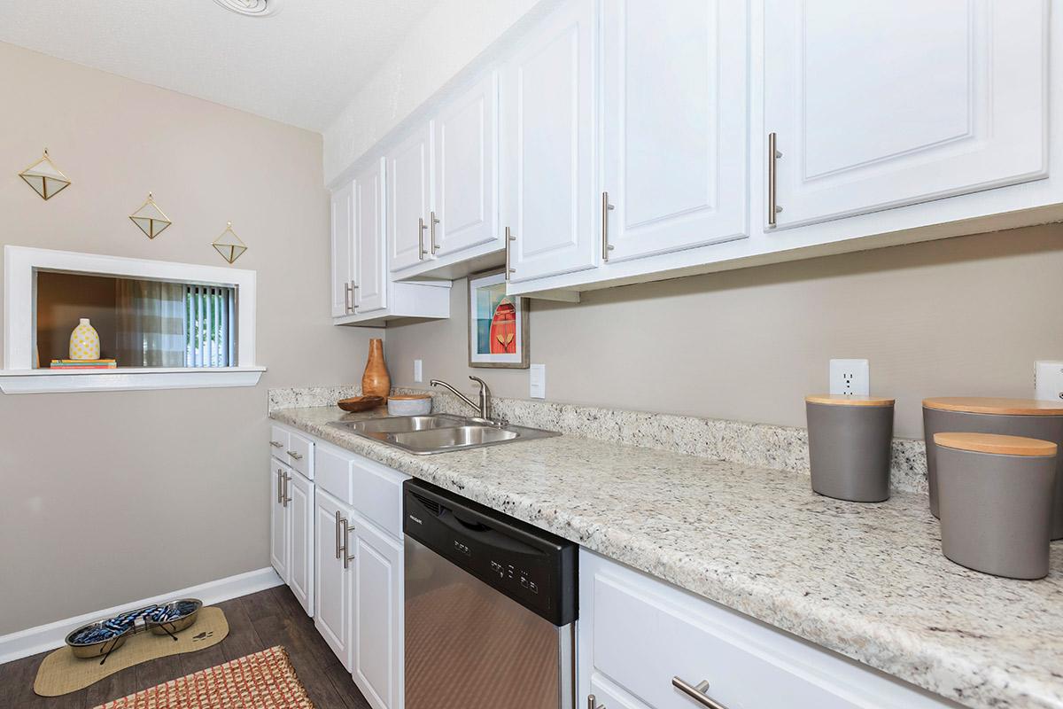 Lots of Kitchen Counter Space in The Magnolia at Laurel Ridge Apartments in Chattanooga, Tennessee