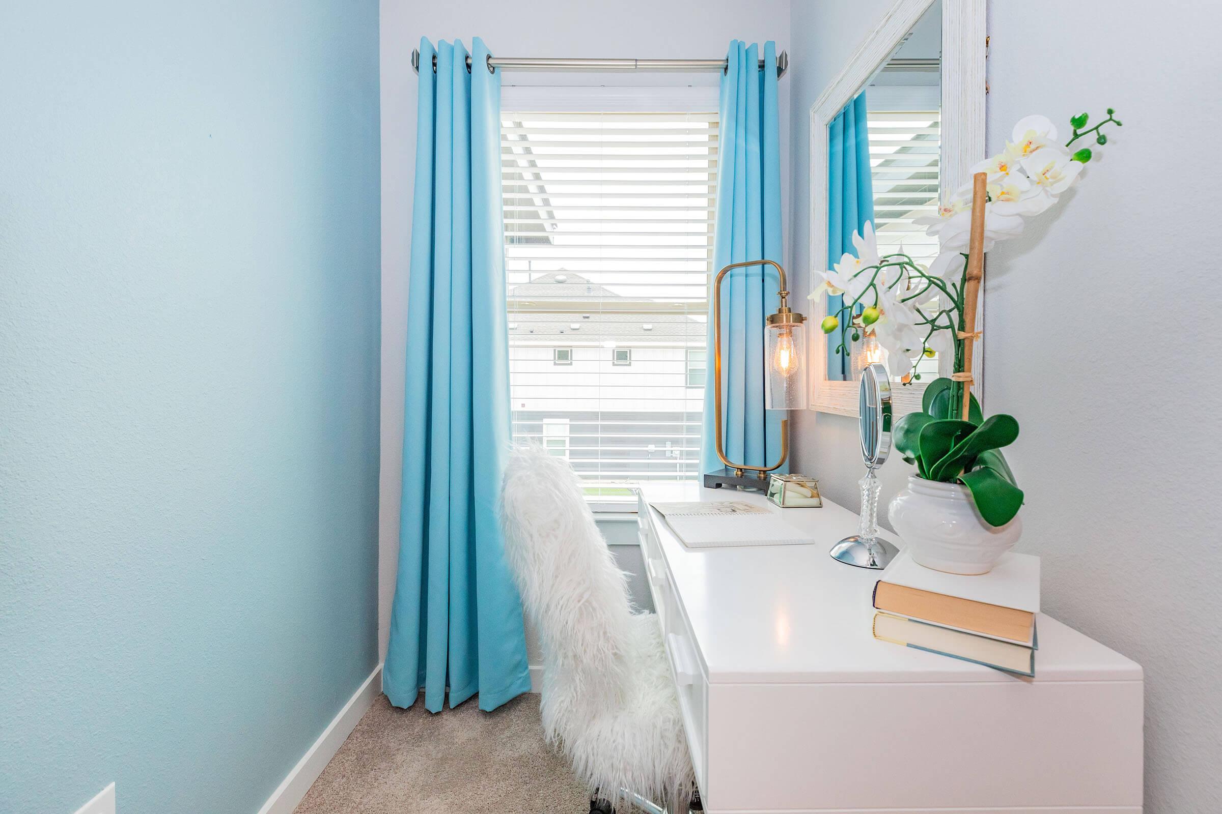 a room with a sink and a window