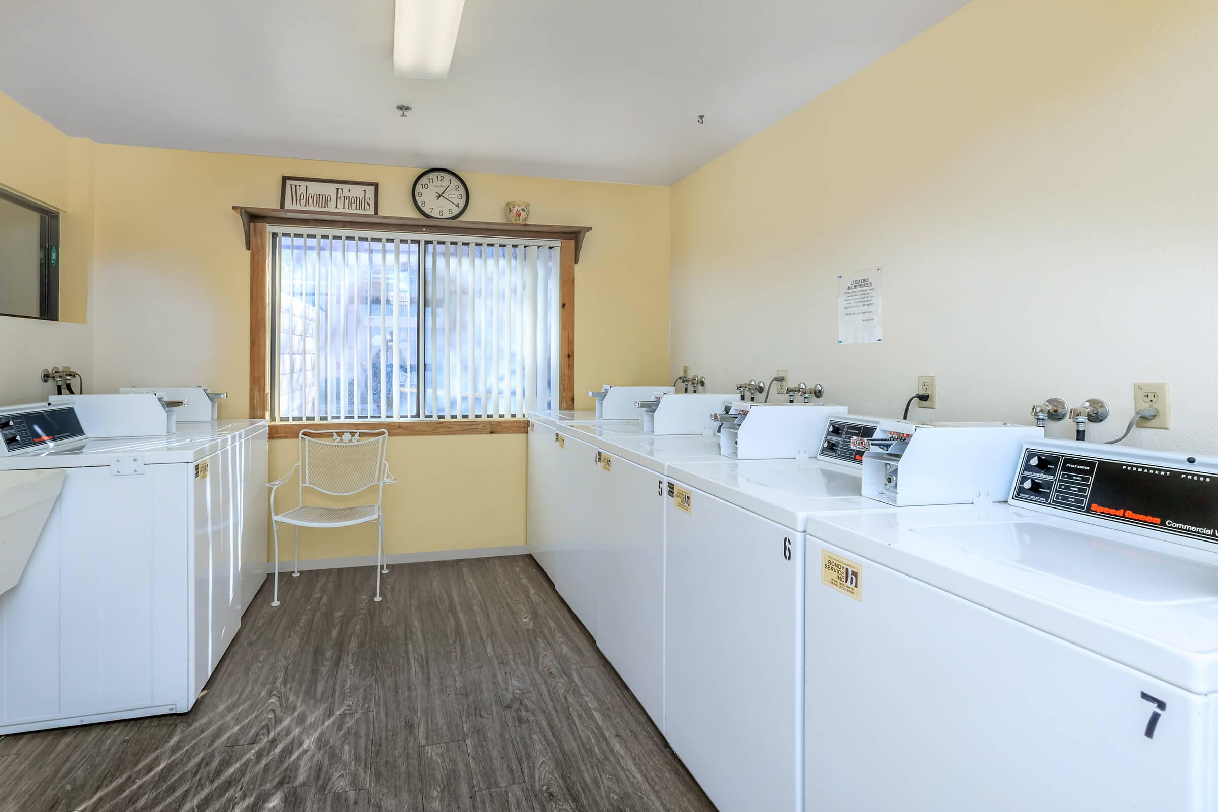 Cedar Town Square community laundry room