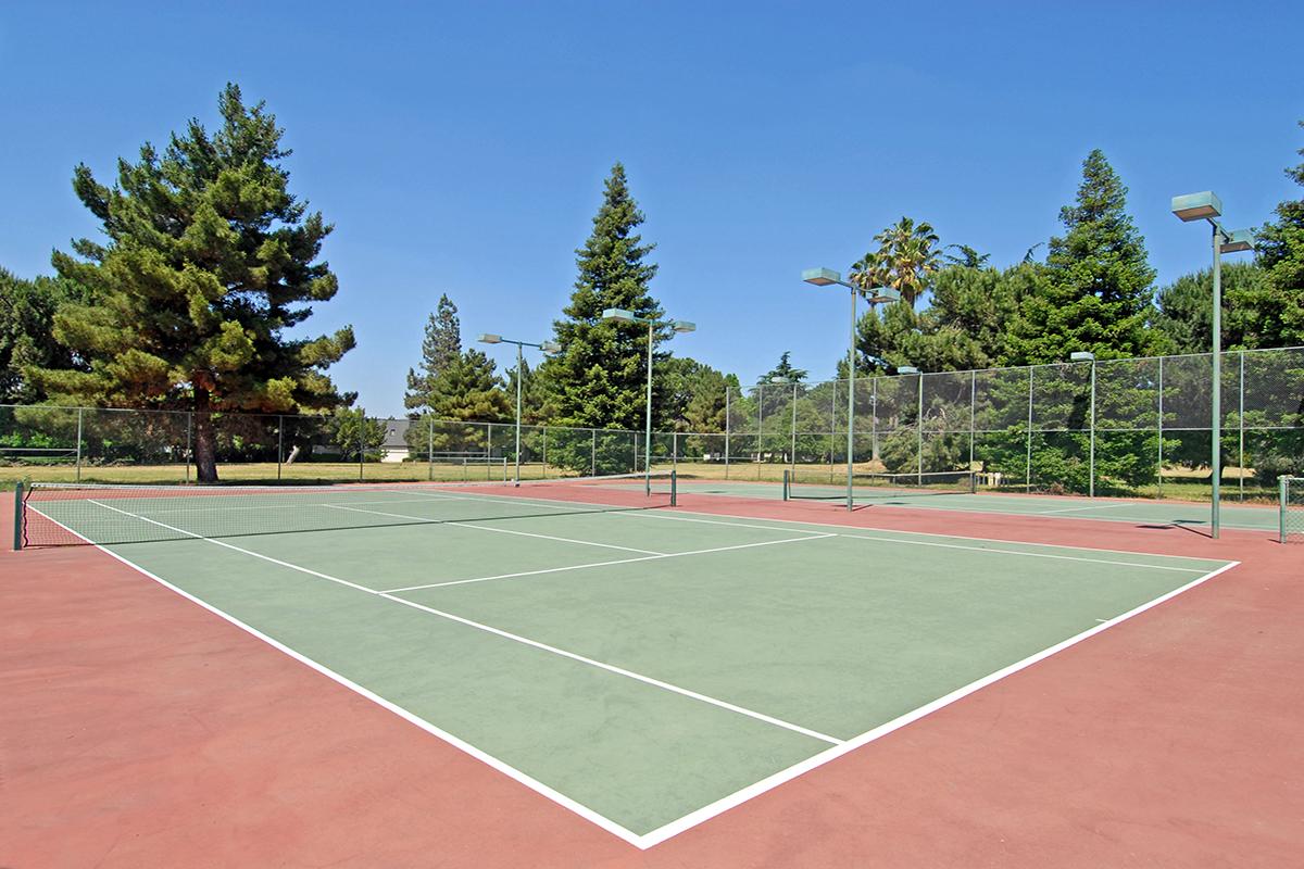This is the tennis court at Lake Ridge