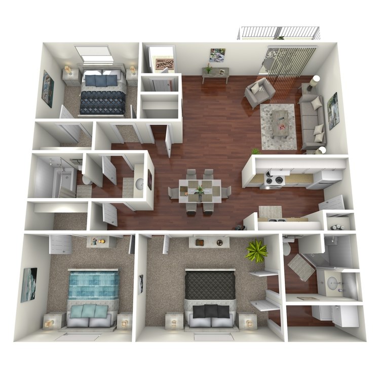 Floor plan image of The Ybor Deluxe