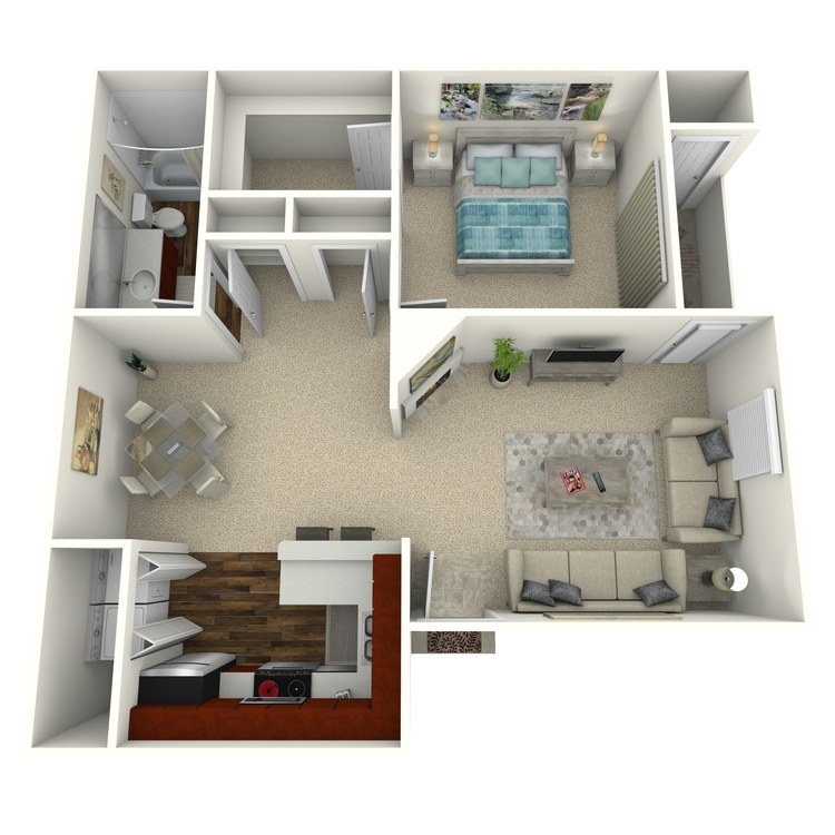 Floor plan image of Agave