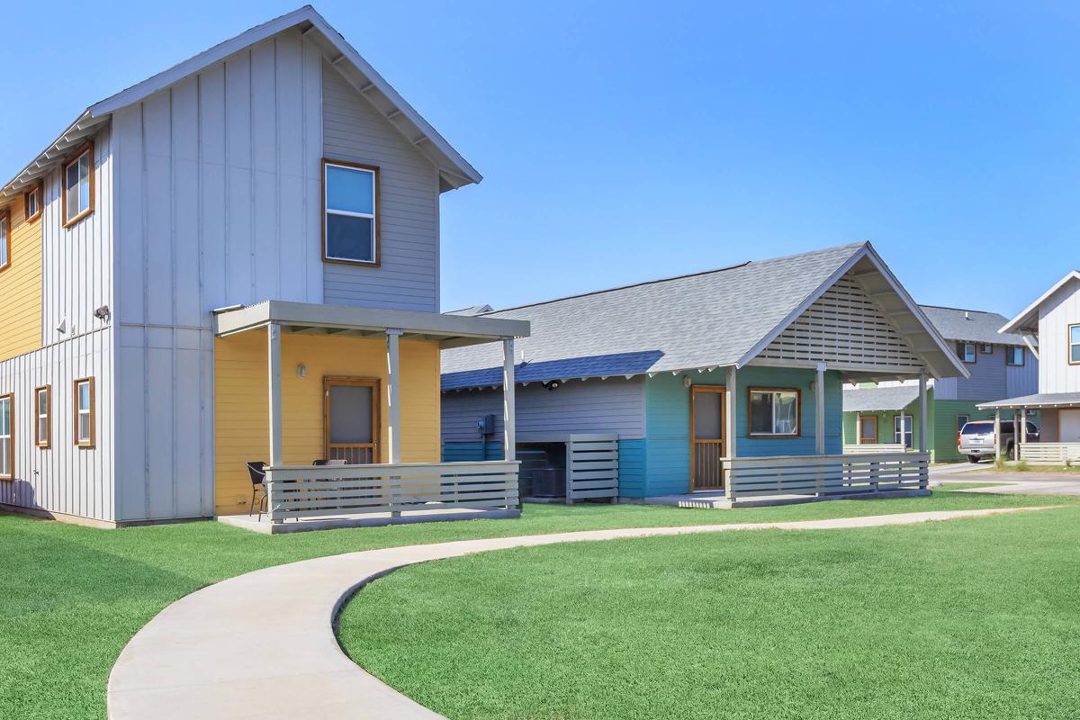 a large lawn in front of a house