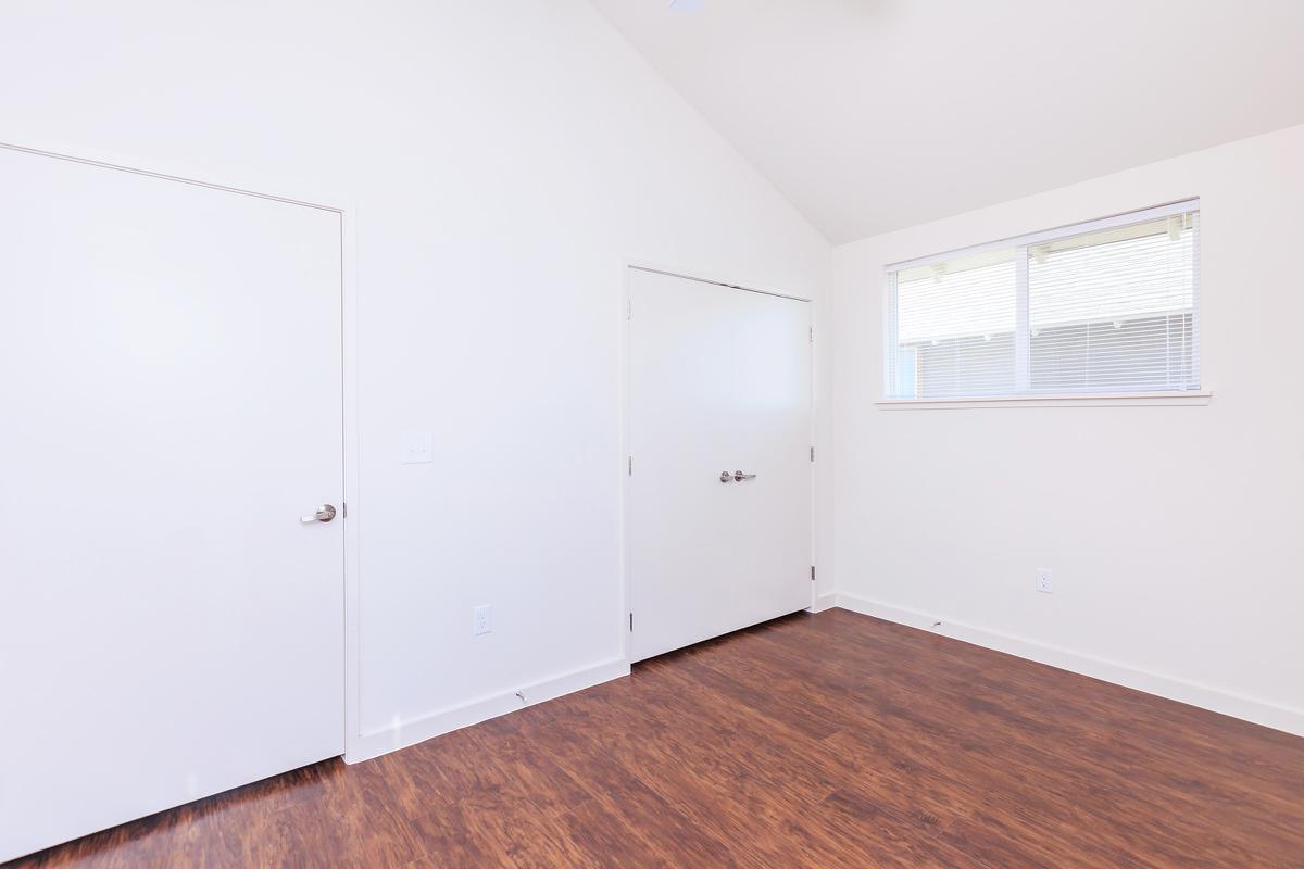 a room with a wooden floor