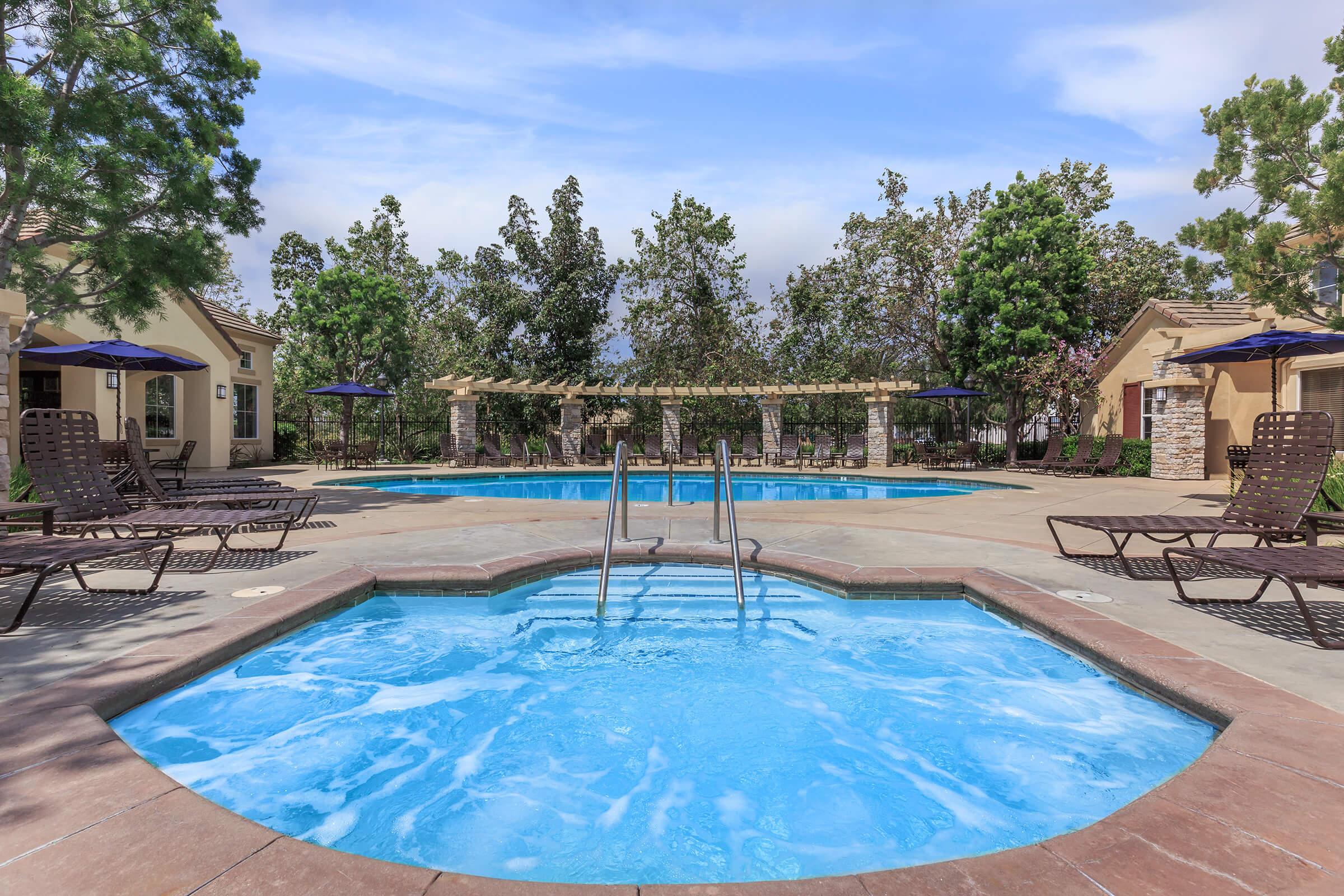 Soothing spa at Laurel Terrace Apartment Homes