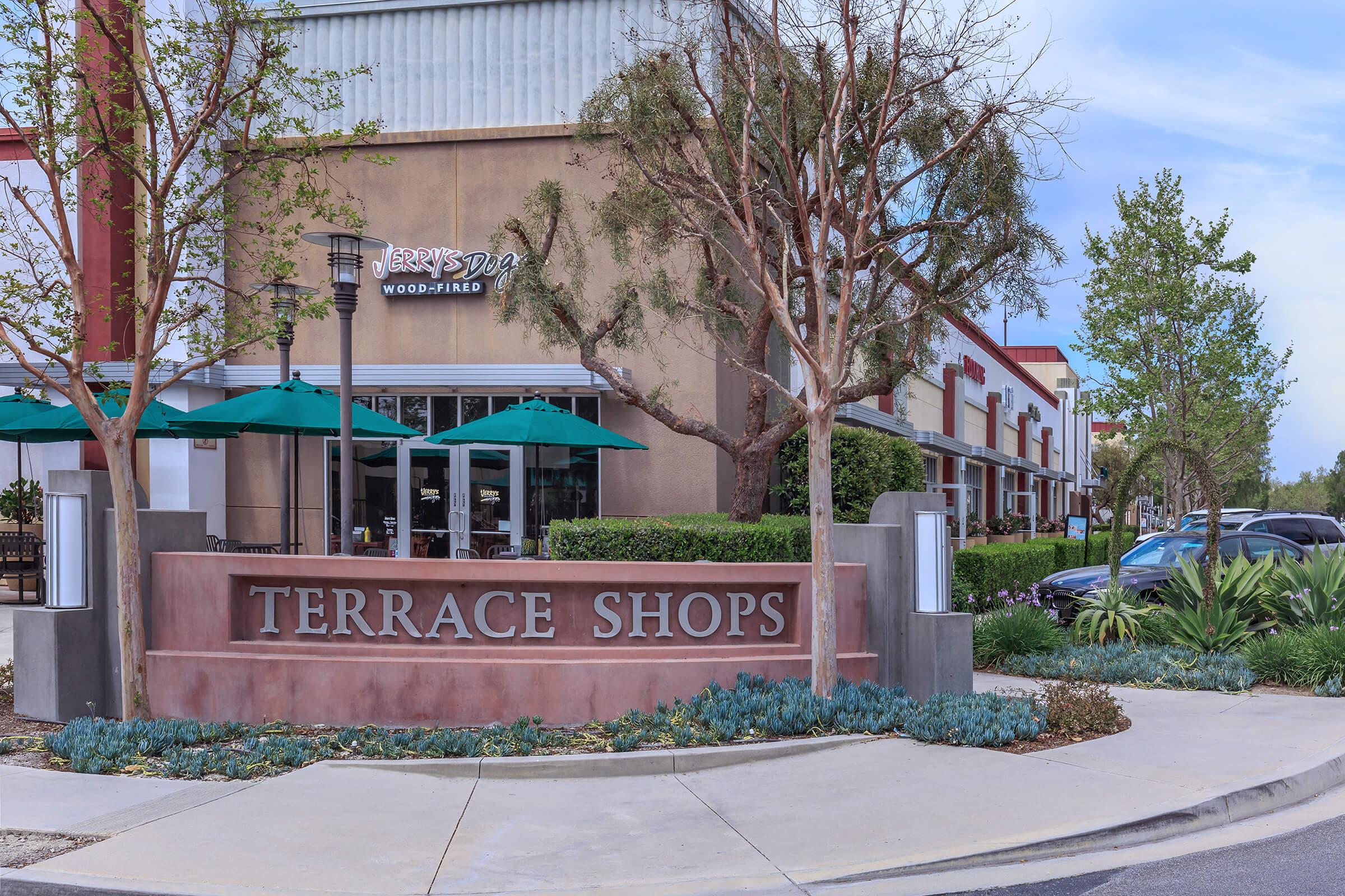Terrace shops close to Laurel Terrace Apartment Homes