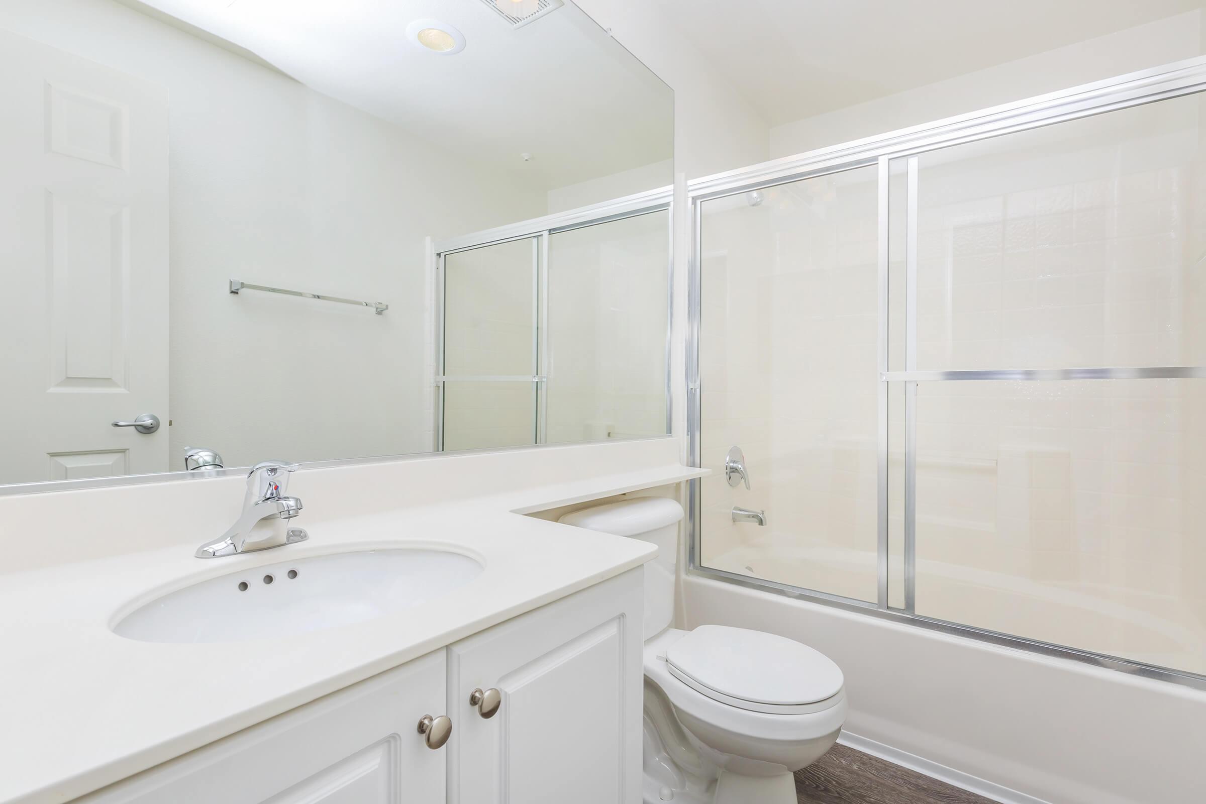 Laurel Terrace Apartment Homes has contemporary bathrooms