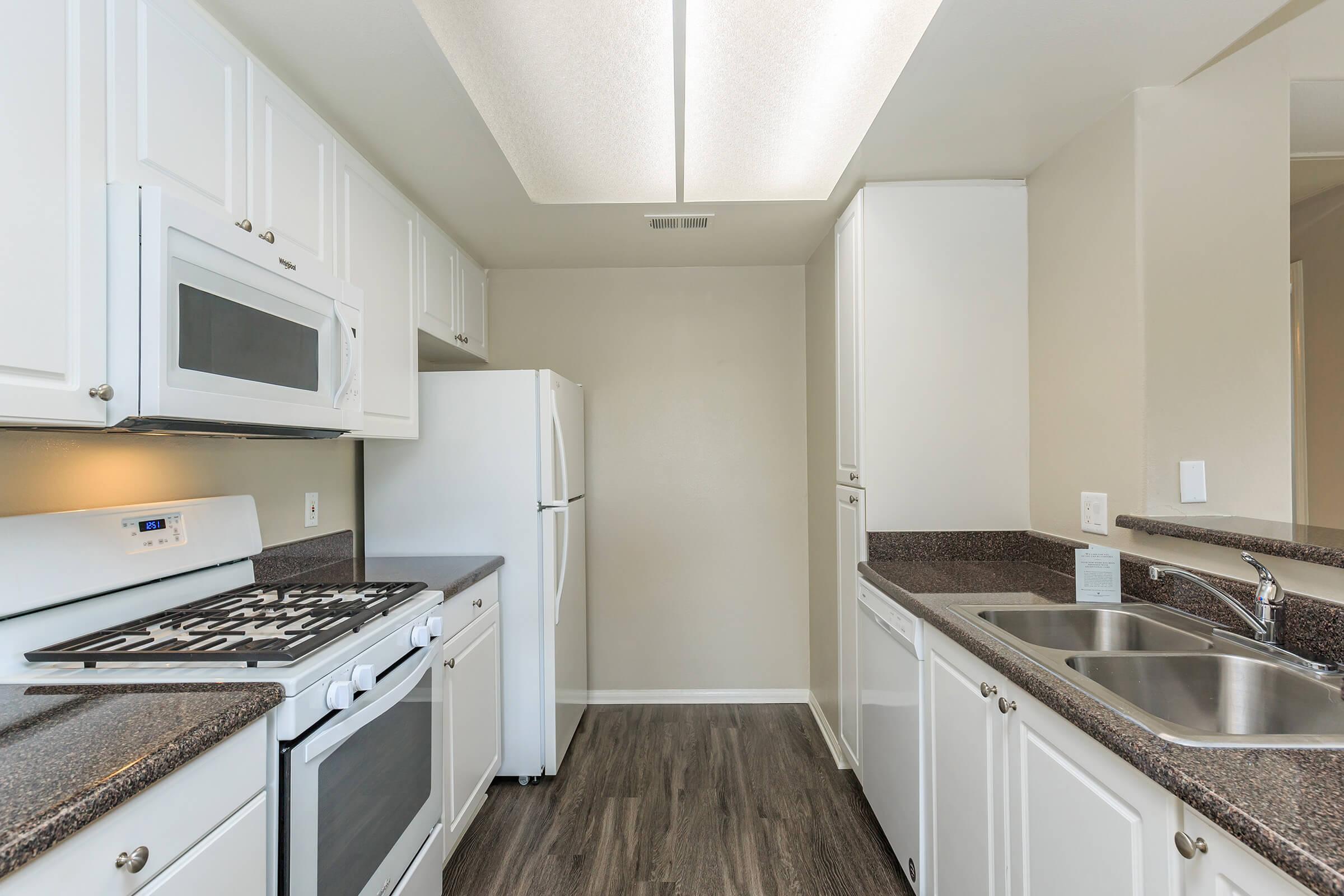 Laurel Terrace Apartment Homes provides a fully-equipped kitchen