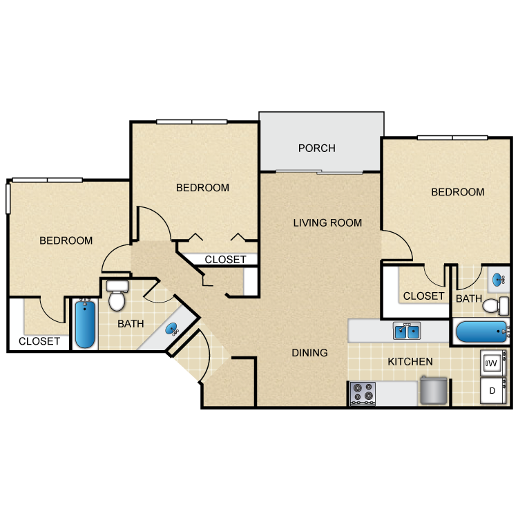 Floor plan image of 3