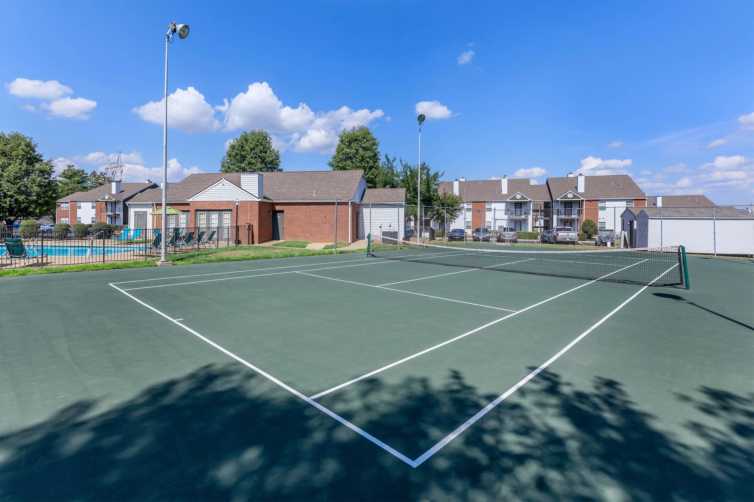 tennis court at graymere