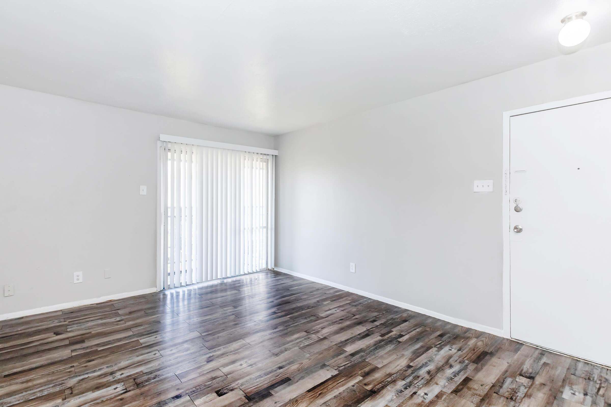 a room with a wooden floor