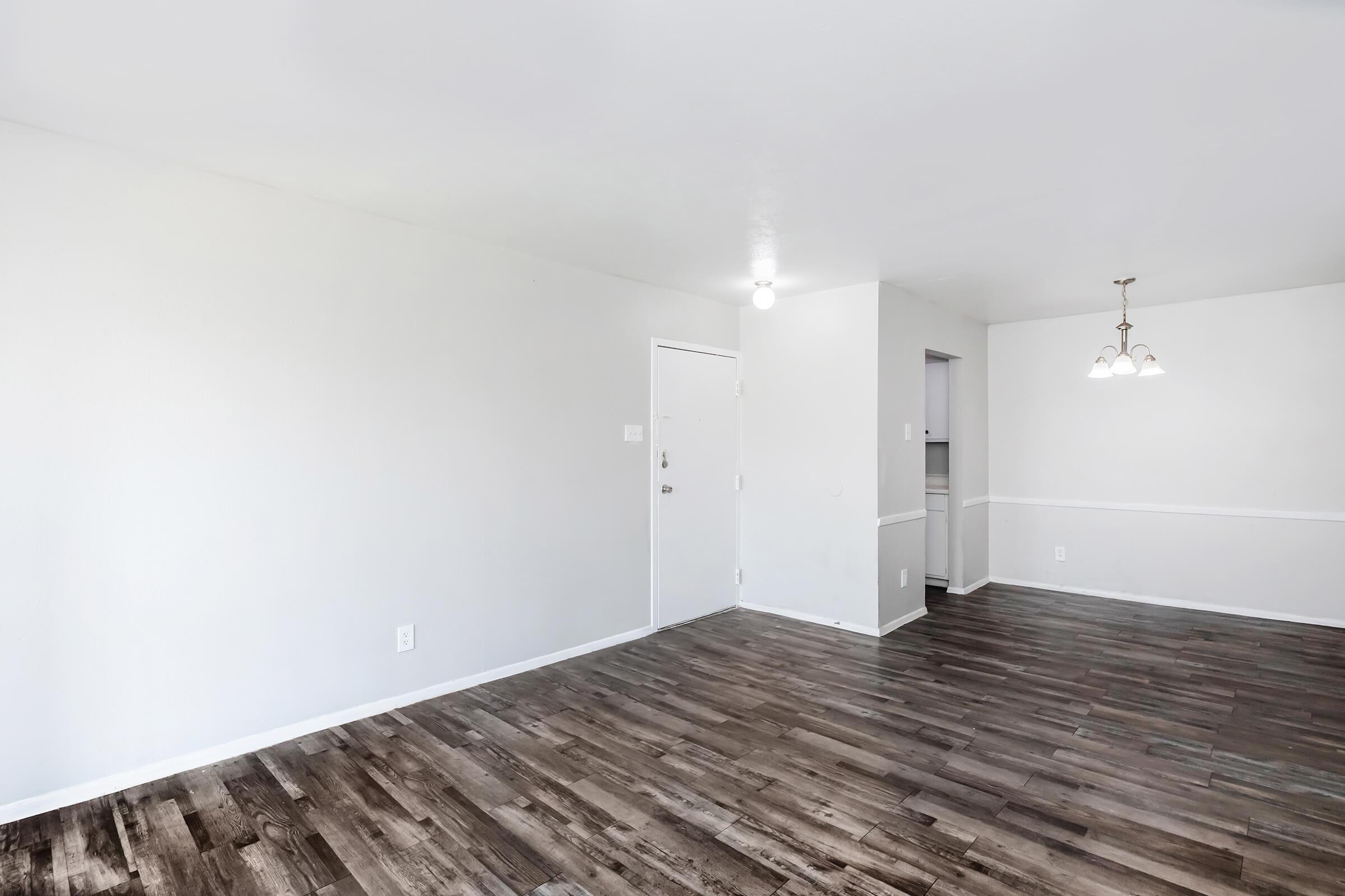 a room with a wooden floor