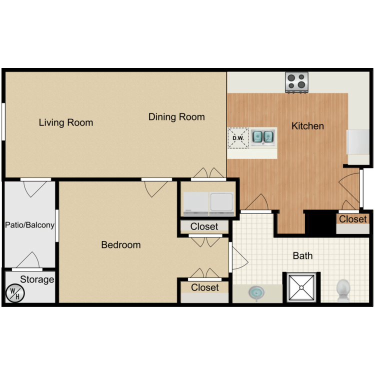 Floor plan image of Birmingham ADA
