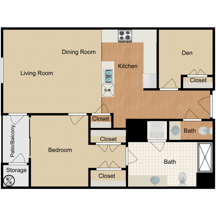 Floor plan image of Carnegie