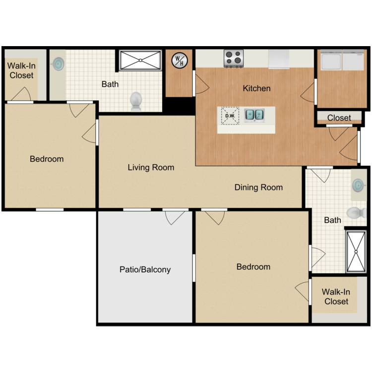 Floor plan image of Forbes ADA