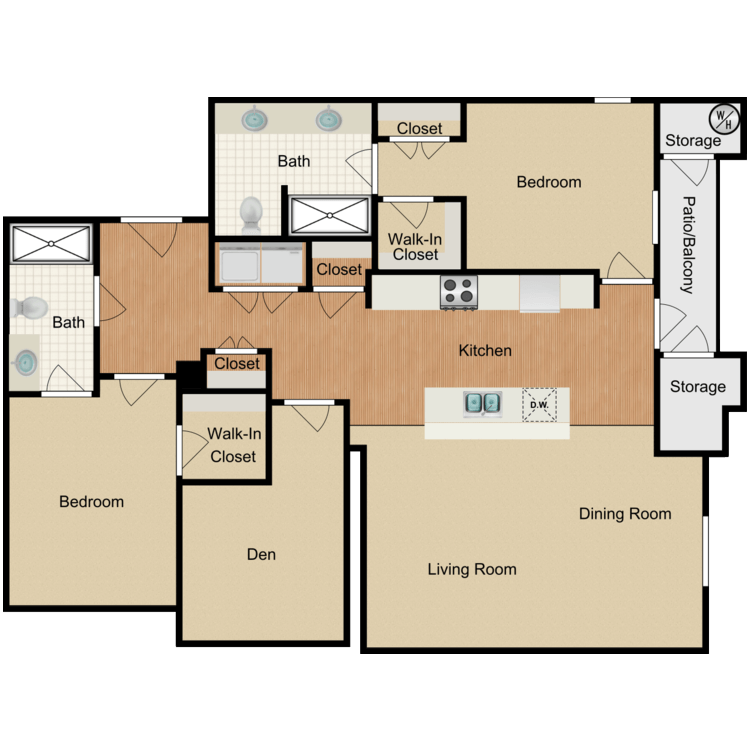 Floor plan image of Glenwood