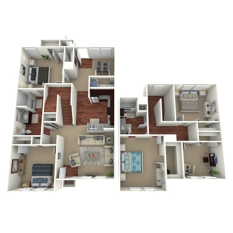 Floor plan image of 4 Bed 2 BathB
