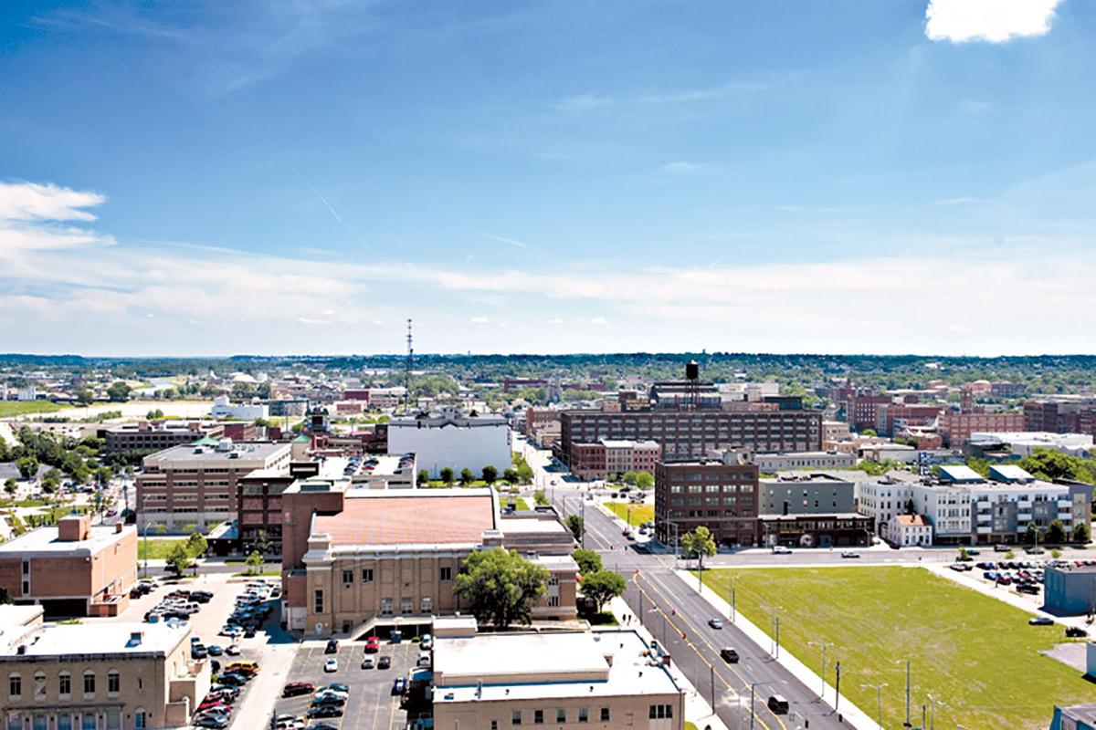 a view of a city