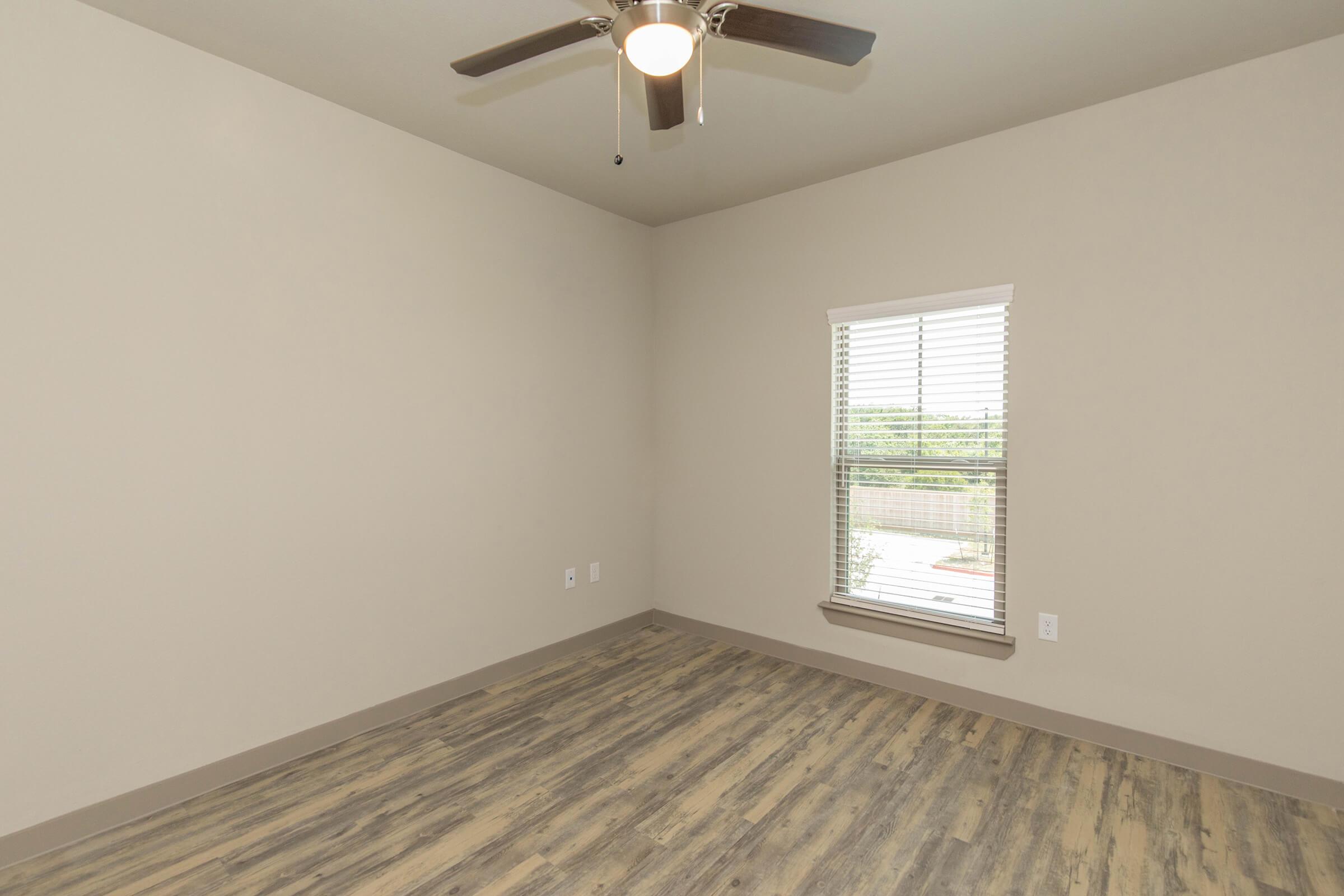 a room with a wooden floor