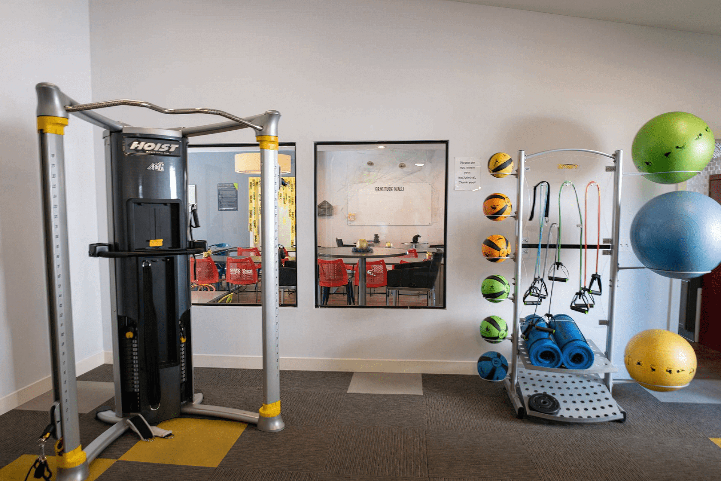 WORK OUT IN THE STATE-OF-THE-ARE FITNESS CENTER