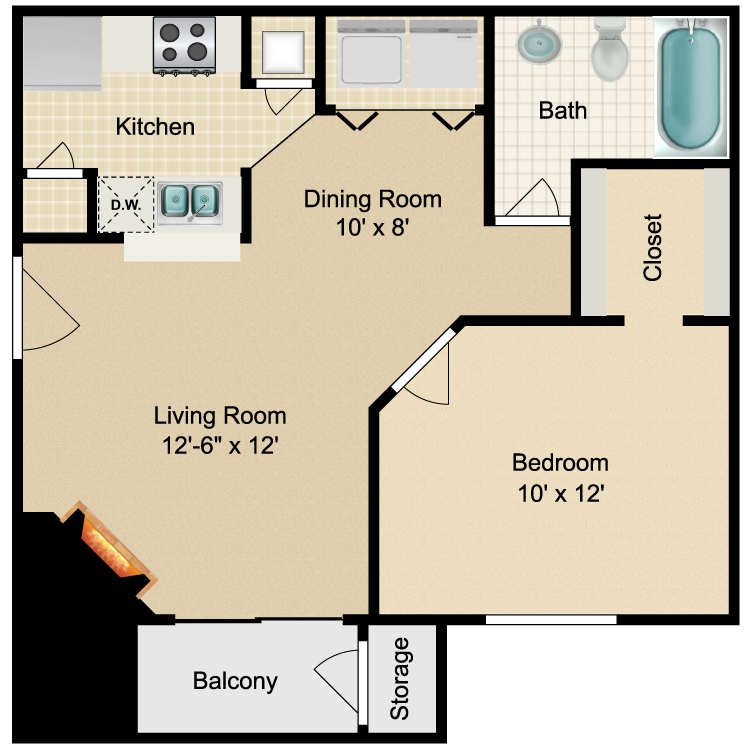 Floor plan image of Chelsea