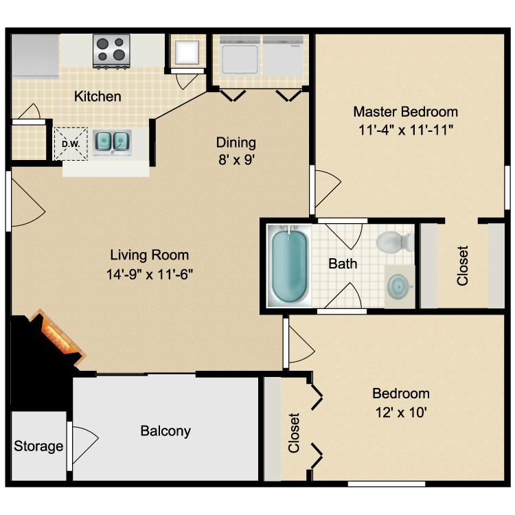 Floor plan image of Dakota