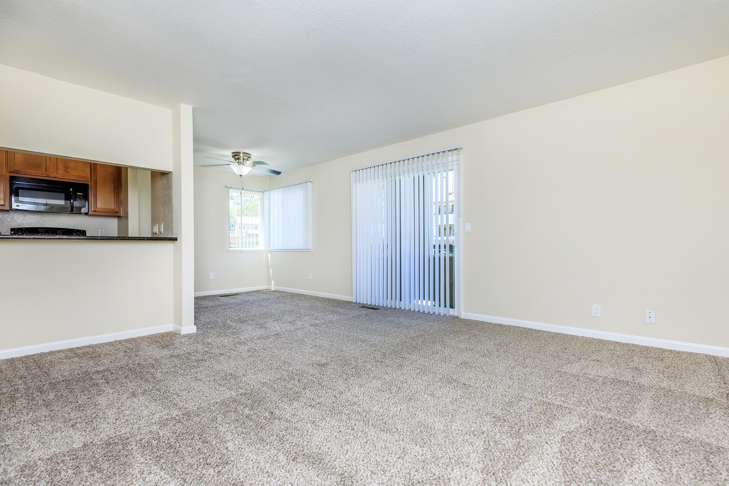 SPACIOUS LIVING ROOM AT WOODLAND HILLS