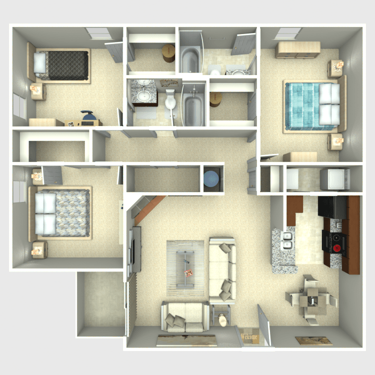 Floor plan image of The Michigan