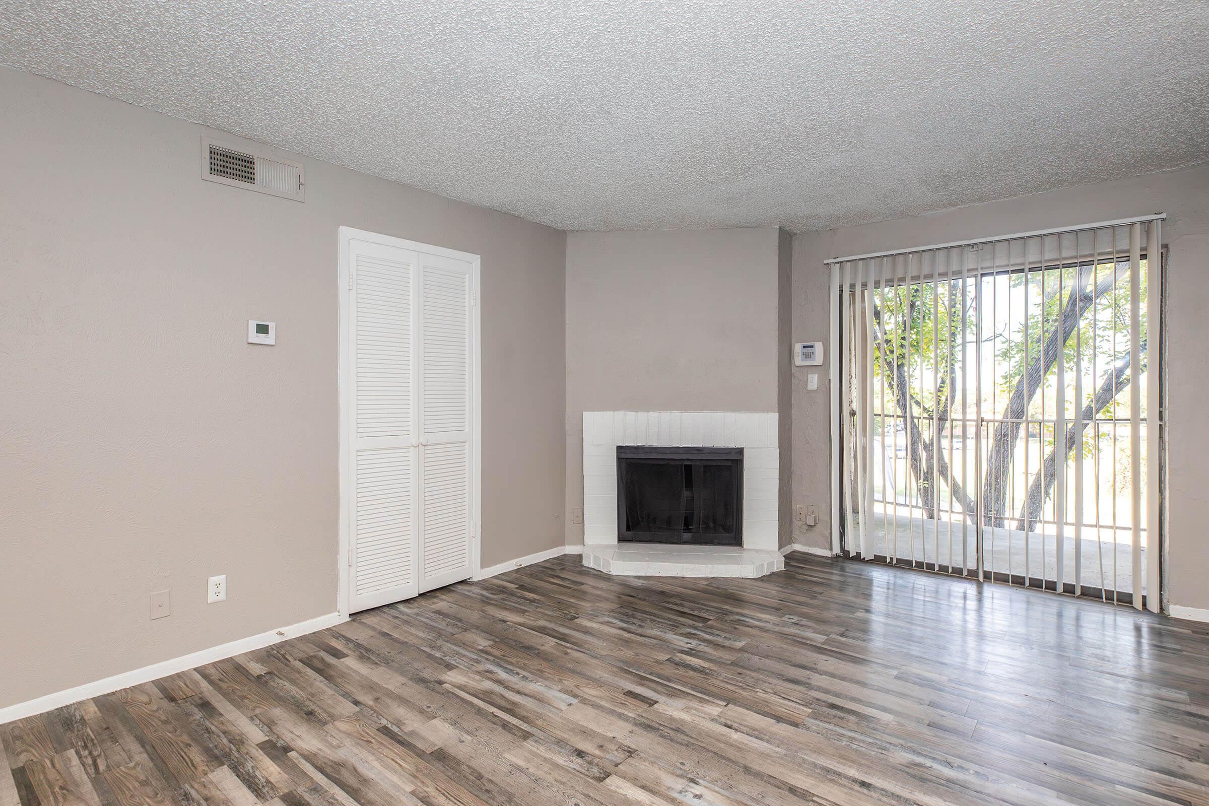 a room with a wooden floor