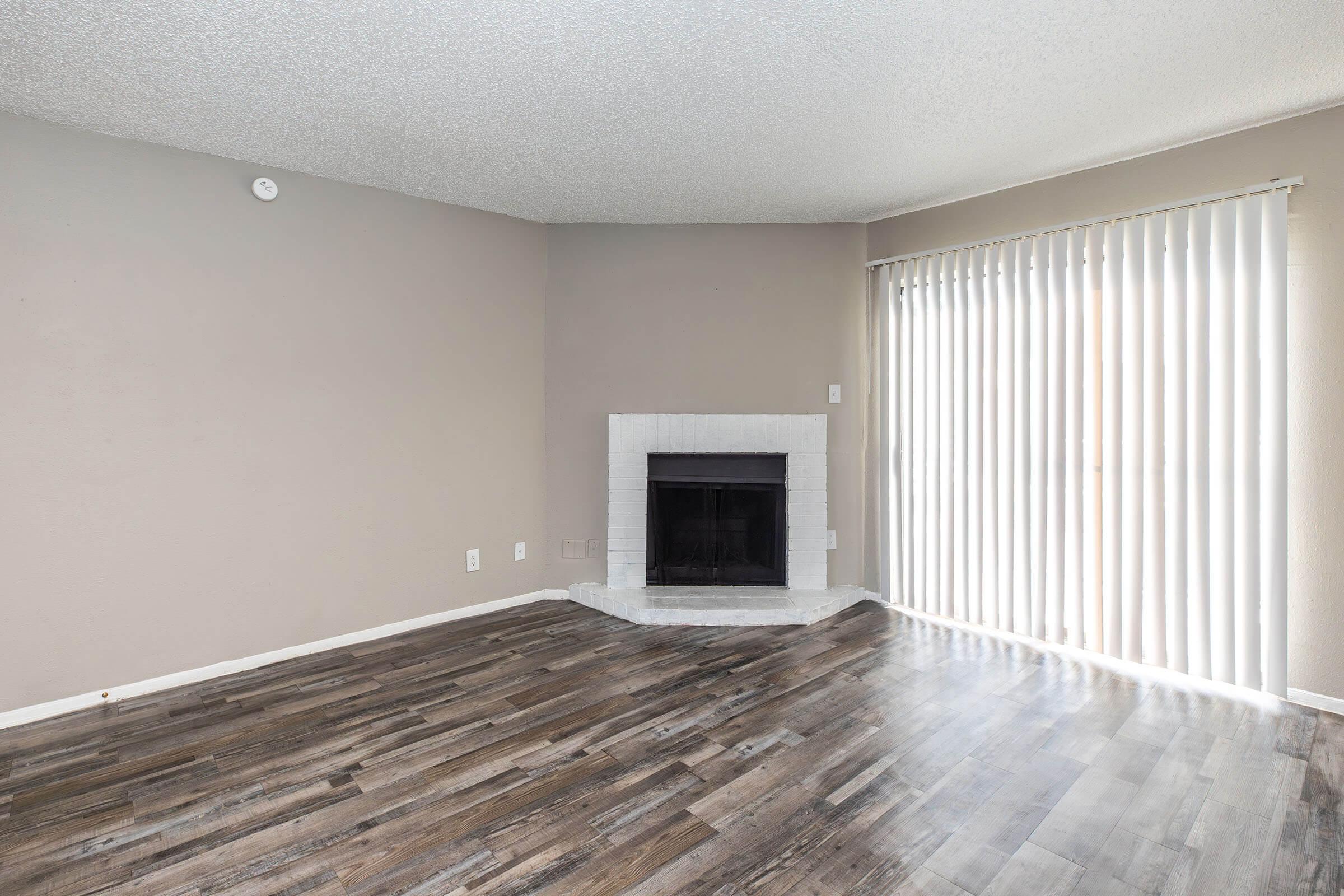 a room with a wooden floor