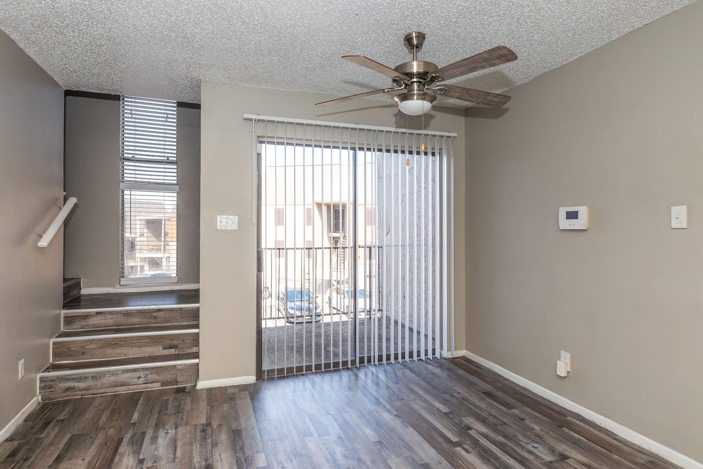 a room with a wooden floor