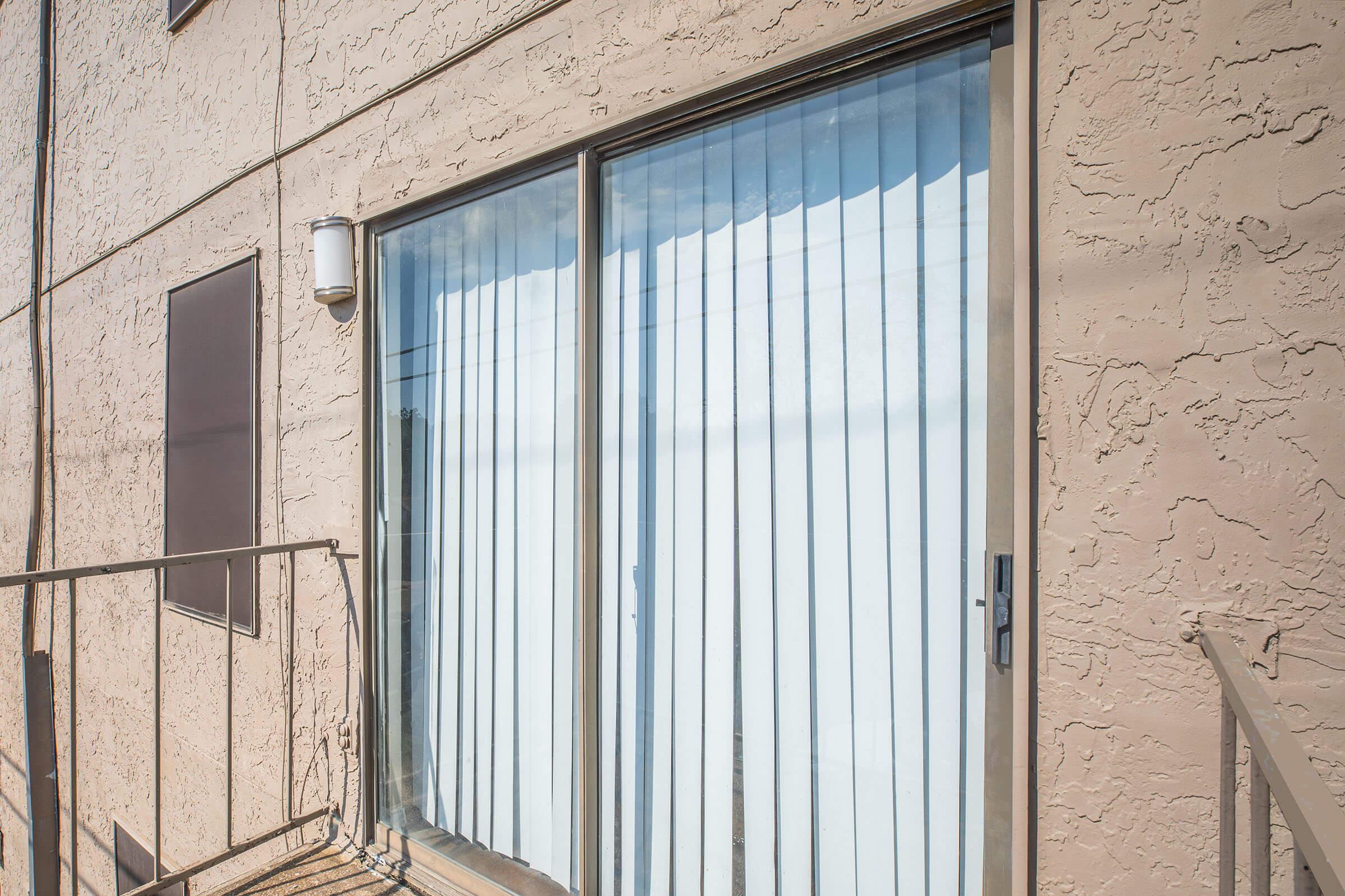 a close up of a door