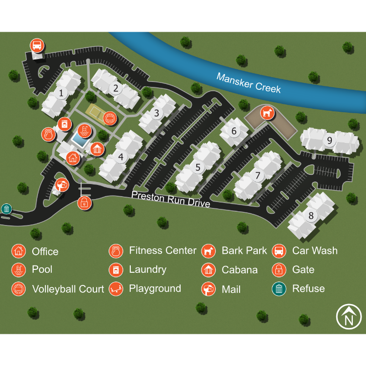 We make every effort to make our website accessible to anybody, especially those with disabilities. If you have question in terms of the relative location of an amenity or apartment home, please give us a call.