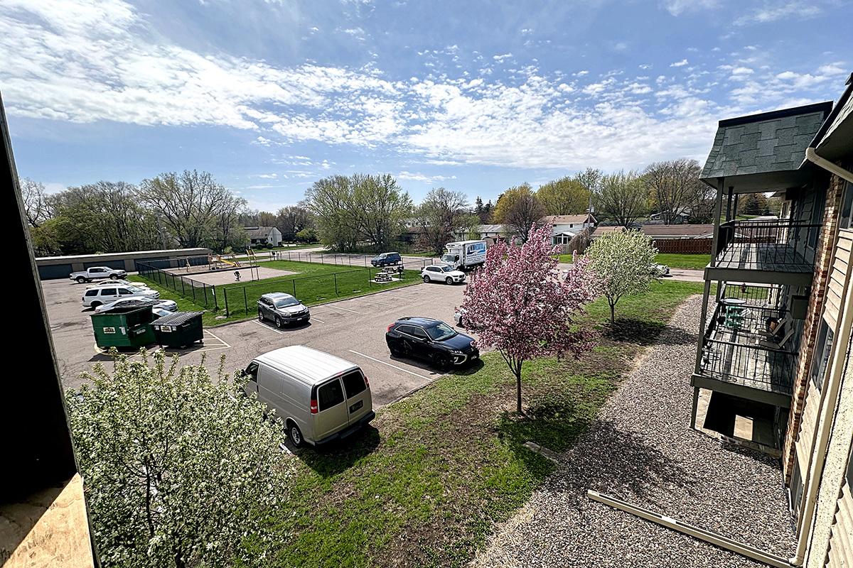 a car parked in a garden