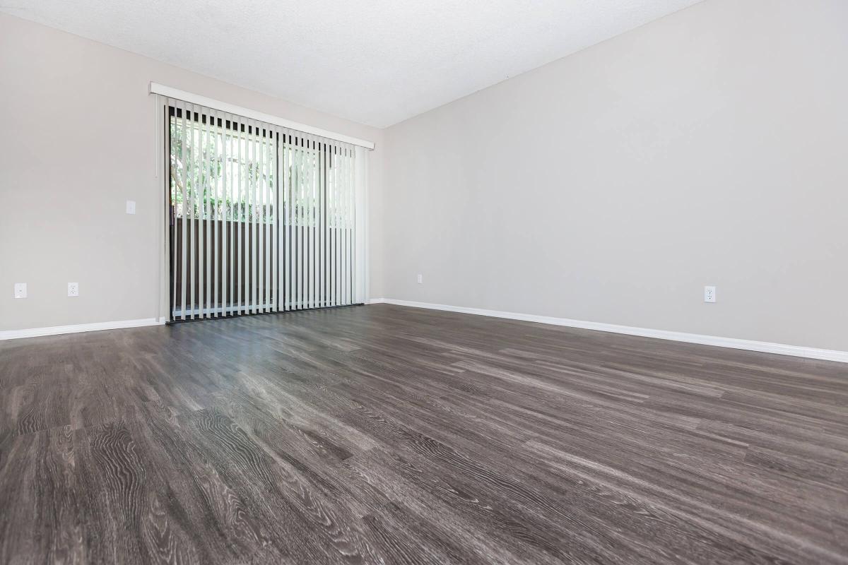 Living room with wooden floors