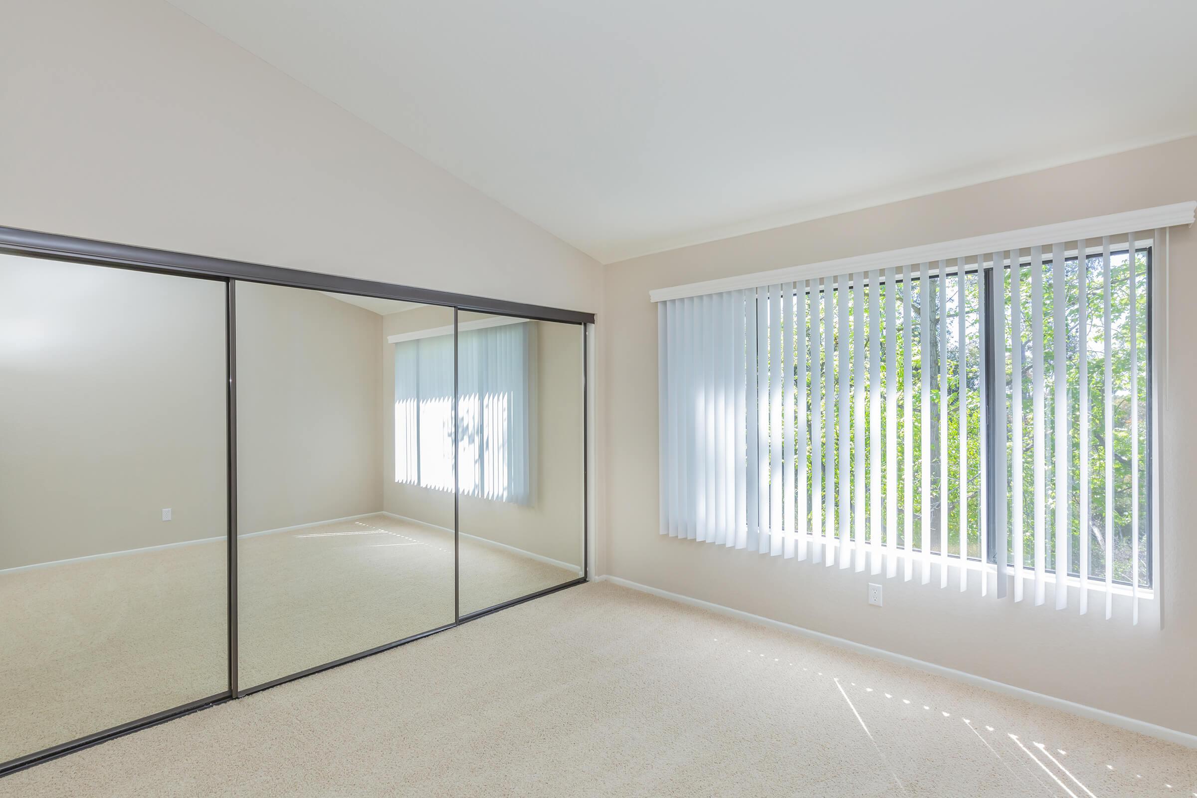 Carpeted bedroom