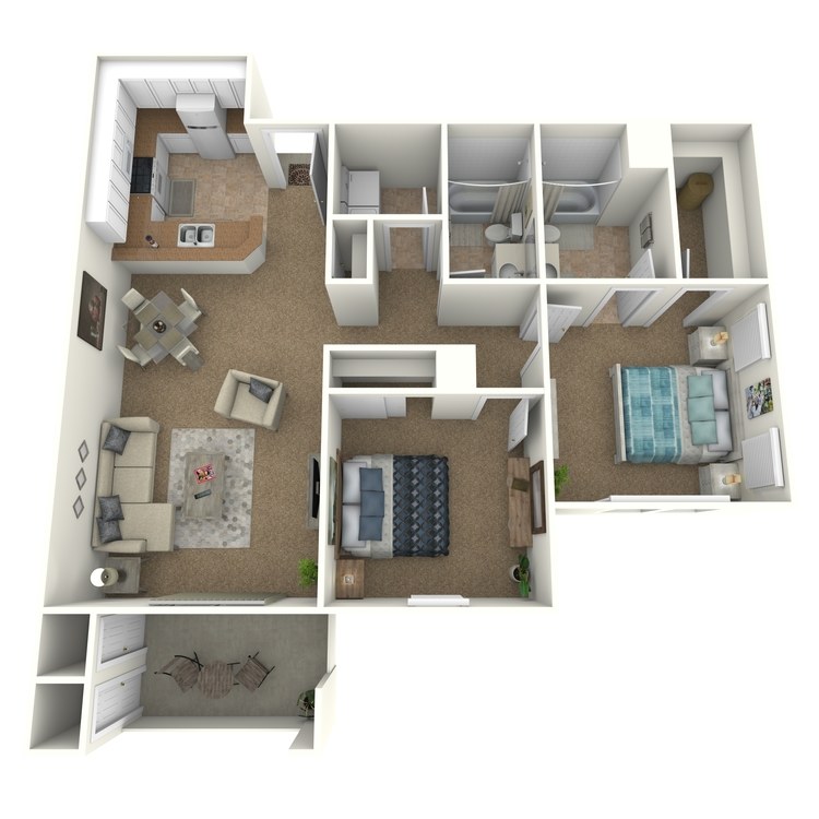 Floor plan image of Pitzer