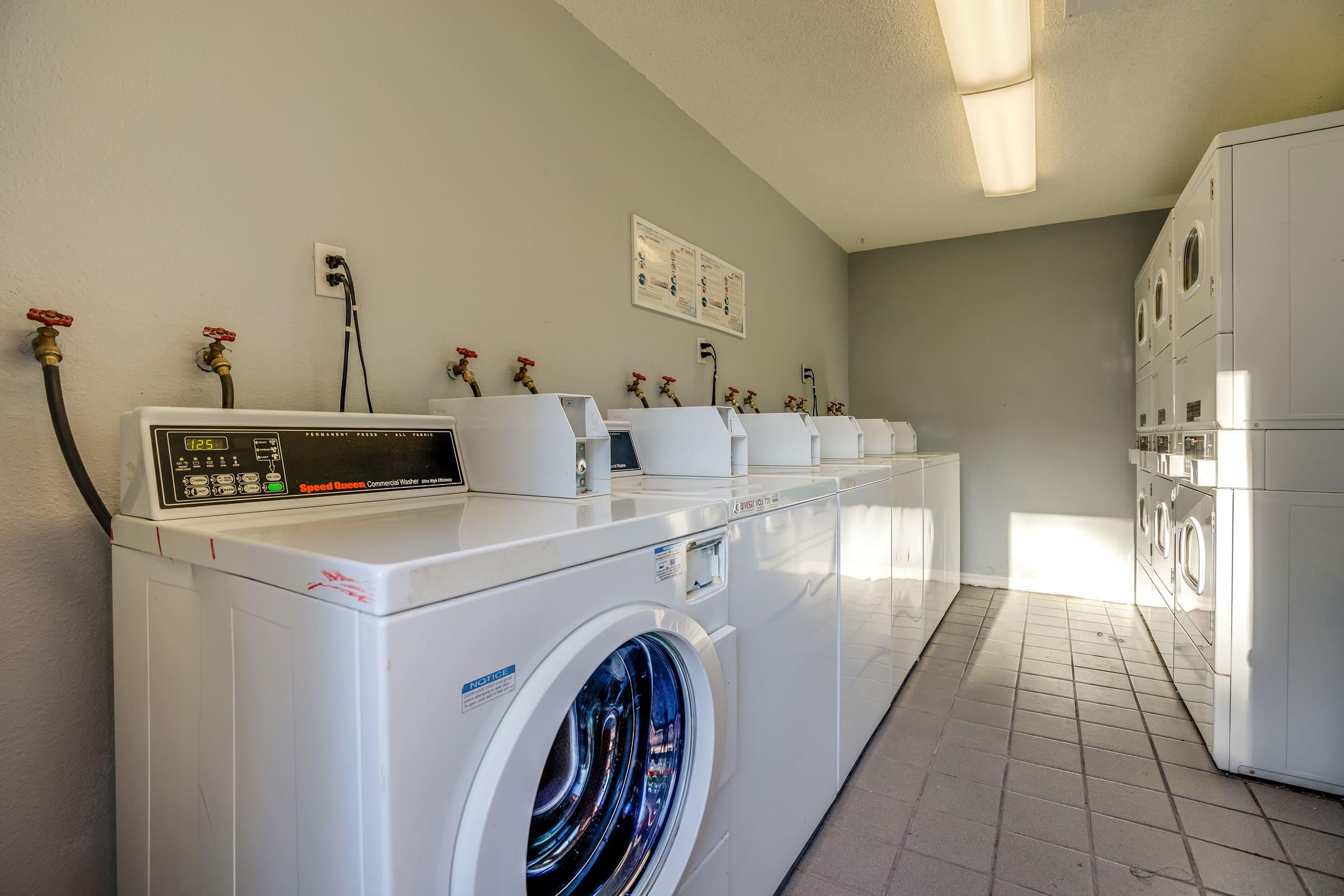 a washer in a kitchen