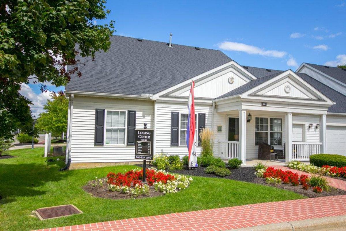 a large lawn in front of a house