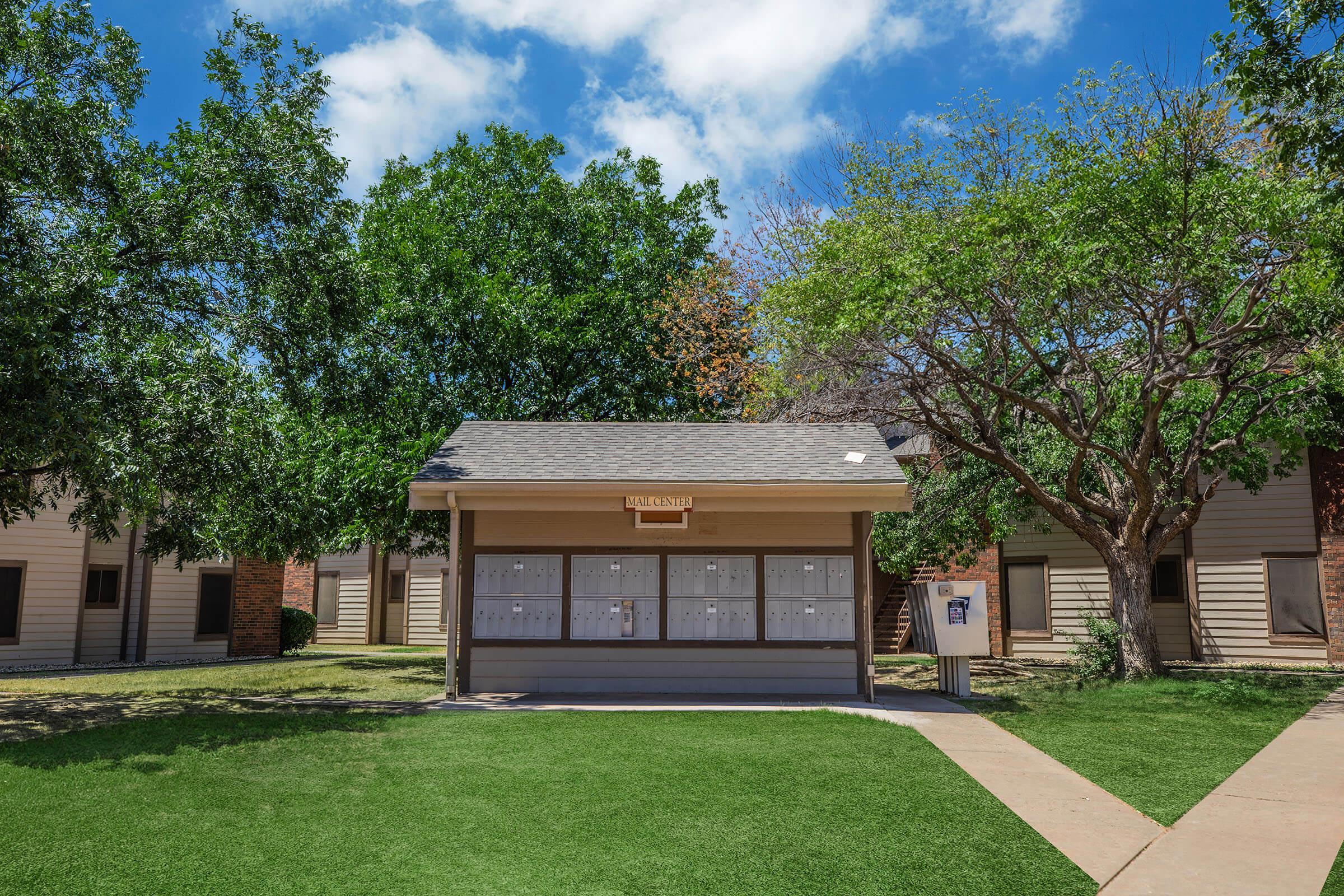 a large lawn in front of a house