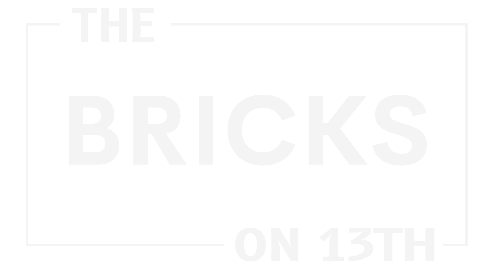 Bricks on 13th ebrochure logo