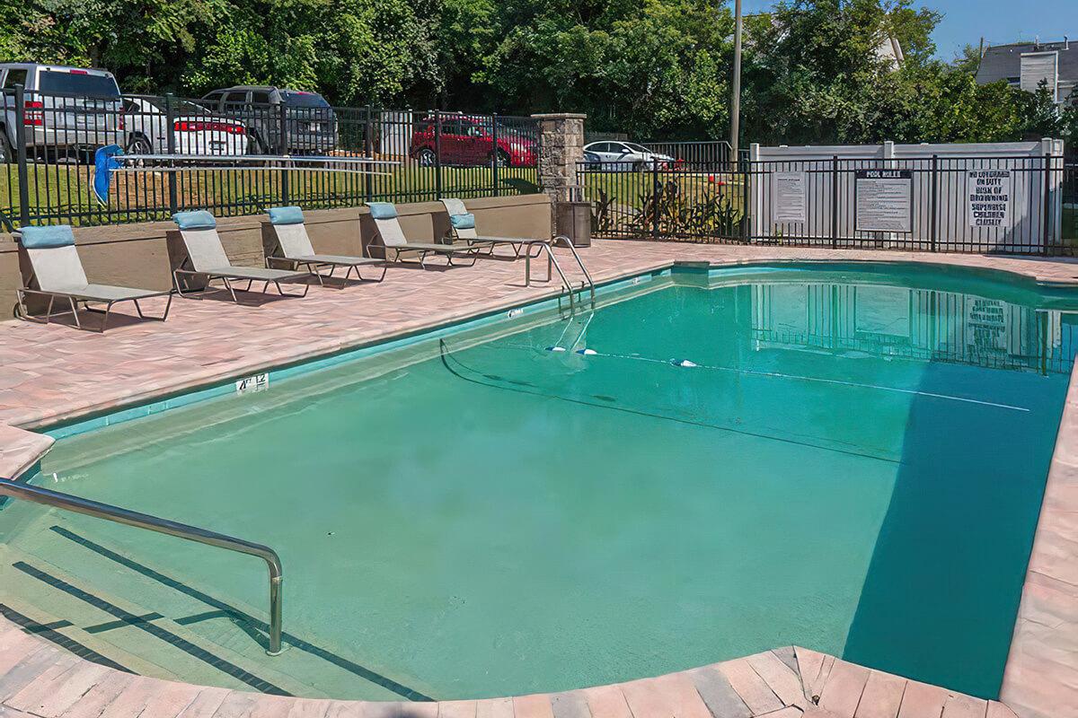 an empty pool