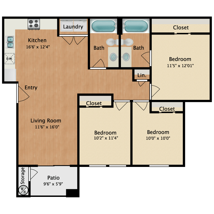 Floor plan image of Cadiz