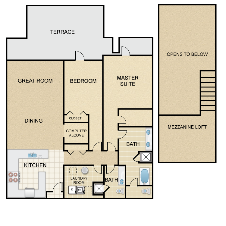 Floor plan image of Camden Villa