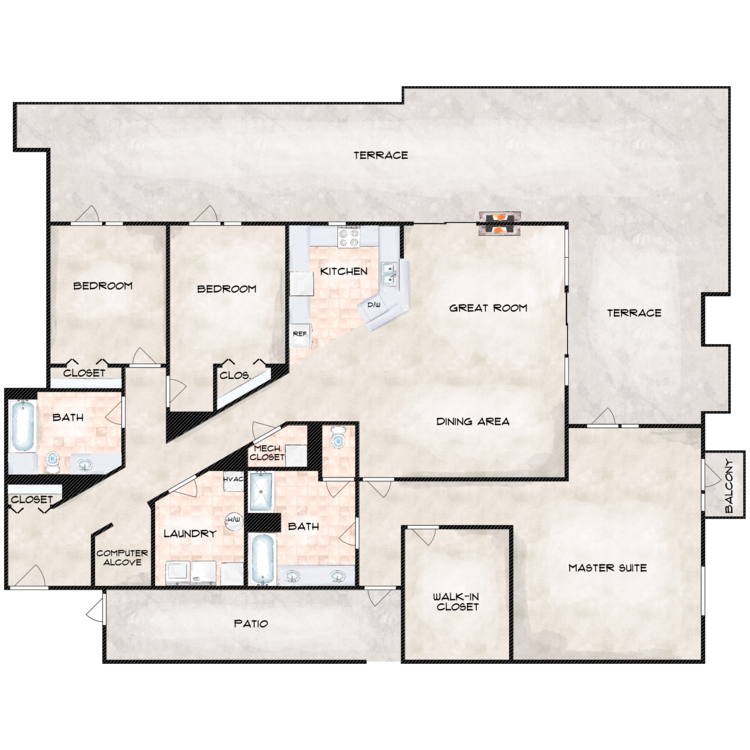 Potrero floor plan image